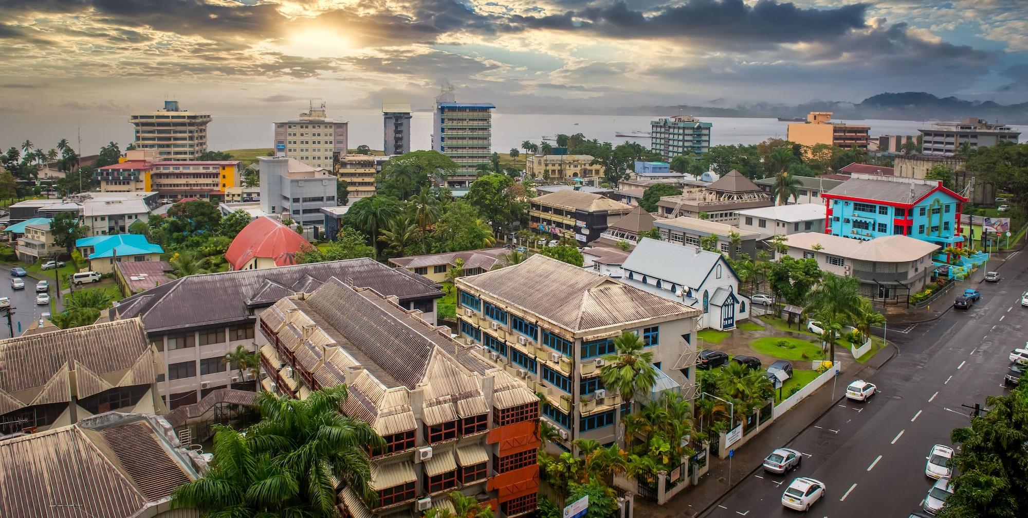 Tanoa Plaza Hotel Сува Экстерьер фото